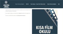 Desktop Screenshot of kisafilmokulu.com